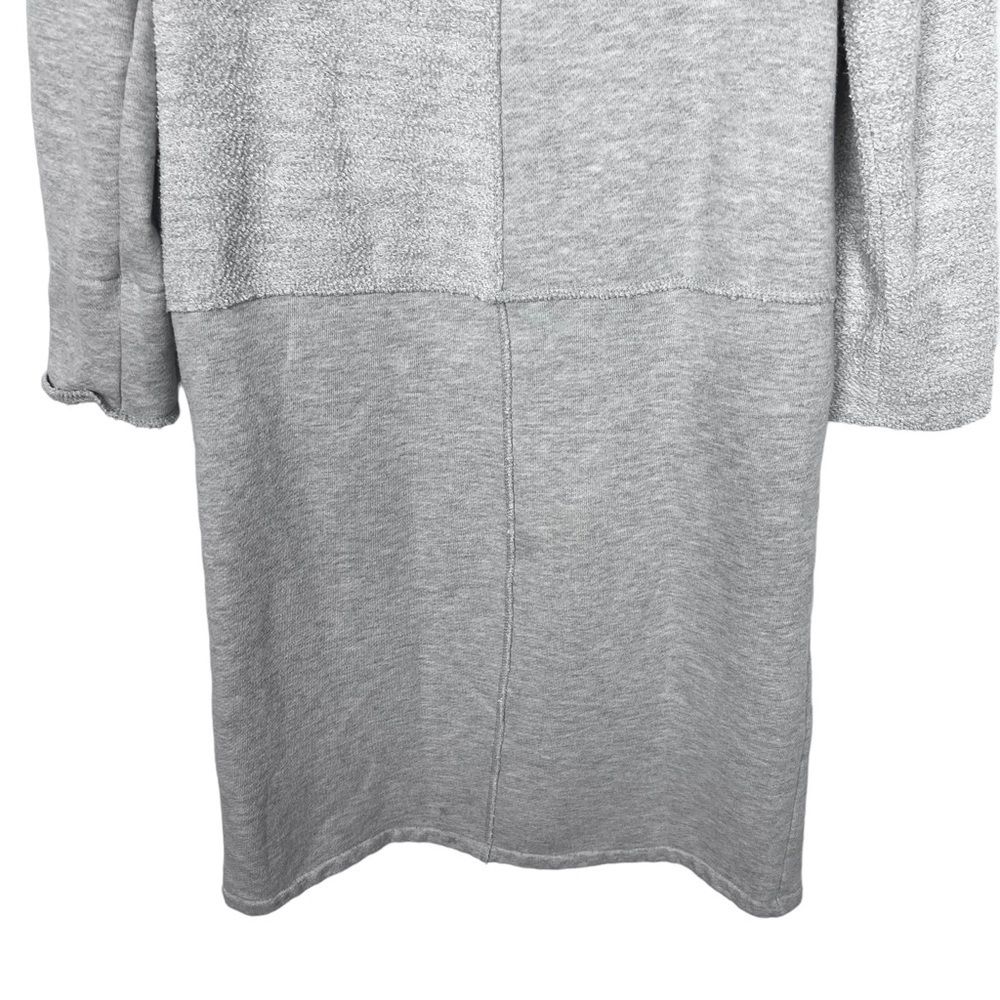 Gershon Bram Gray French Terry Patchwork Dress Sm… - image 6